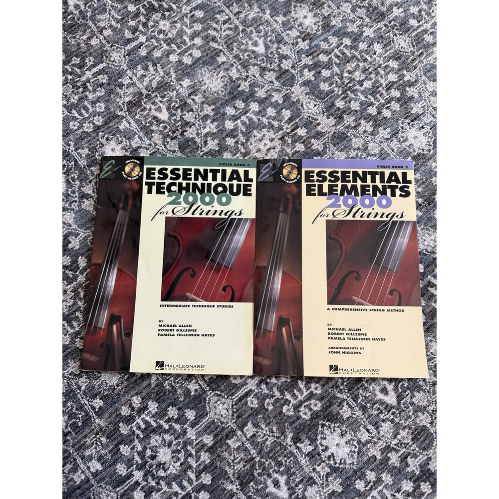 Hal Leonard Essential Technique Essential Elements 2000 For Strings Book Lot CDs